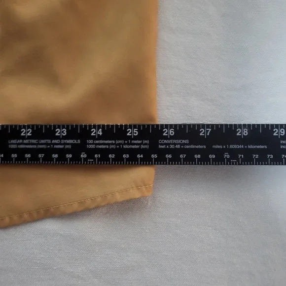 Hawalili Mens 2XL Tan Tattoo Print Hula Girl Short Sleeve Button Up Shirt - Picture 9 of 9